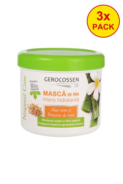 GEROCOSSEN Pachet de 3 Măști hidratante intense cu Aloe Vera și Proteine din ...