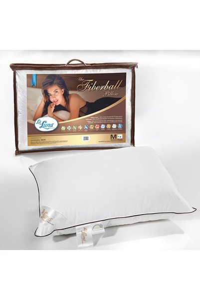 La Luna Fiberball Σταθερό Μαξιλάρι 50 x 70 εκ., Ρυθμιζόμενο Ύψος, Κάλυμμα από...