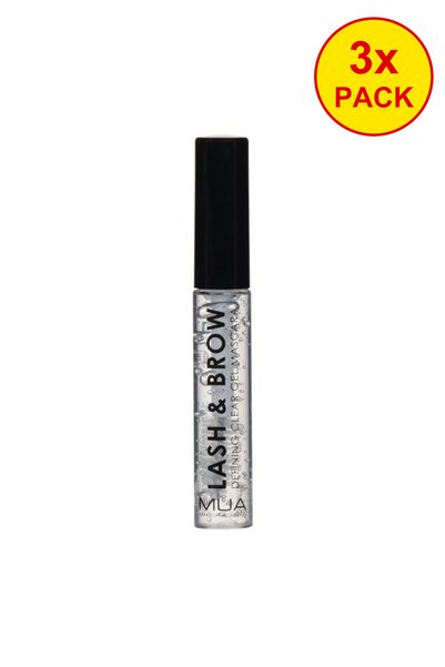 MUA Makeup Academy 3x PACK Gel Mascara for Lashes and Eyebrows