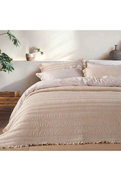 Nef Nef Homeware Nef-Nef Homeware Sirion Εκρού Βελούδινο Κουβερλί, Διπλό, 230...
