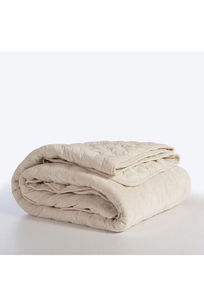 Nef Nef Homeware Nef-Nef Homeware Priver Εκρού Βελούδινο Κουβερλί, 230 x 240 εκ.