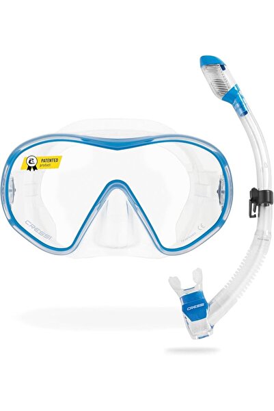 Cressi since 1946 - F-Dual & Supernova Dry Snorkelling Set Frameless Adults