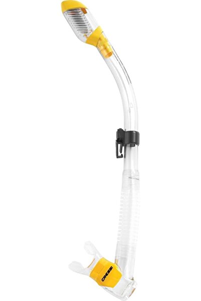 Cressi Supernova Dry Snorkel with Valve and Splash Guard for Snorkeling and F...