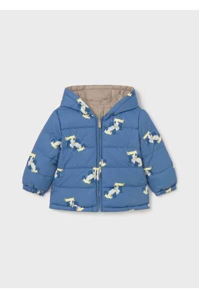 MAYORAL Baby Boy Reversible Inflatable Coat Jacket 2421