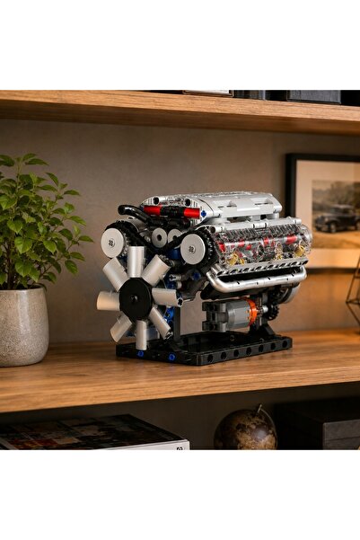 LeanToys Blocuri de construcție Motor