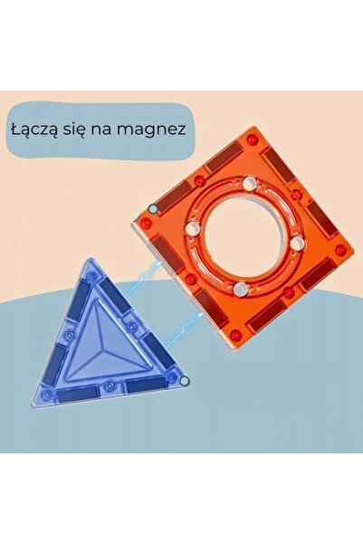 Jokomisiada Set de blocuri magnetice, jucării de construcție pentru copii