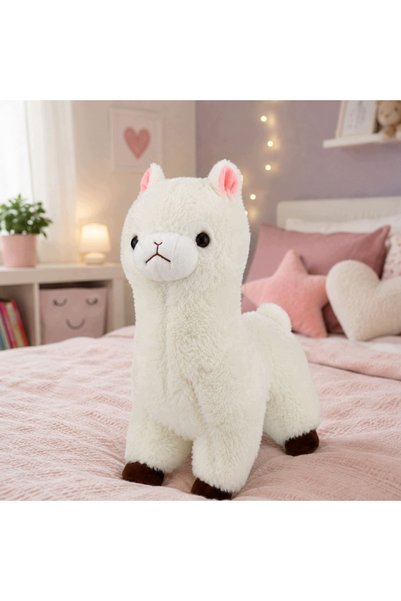 Jokomisiada Jucărie de pluș alpaca, păpușă de îmbrățișat