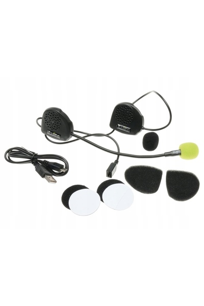 NO BRAND Twiins D2 Set de căști Bluetooth pentru cască cu GPS, muzică și apeluri