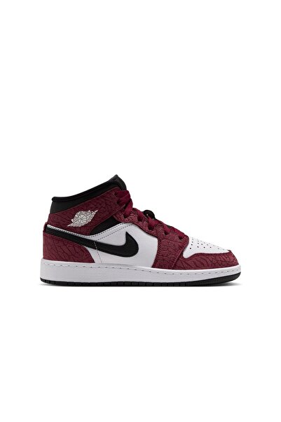 Nike Air Jordan 1 Mid Se Gs Bordo Basketbol Ayakkabısı Juststep