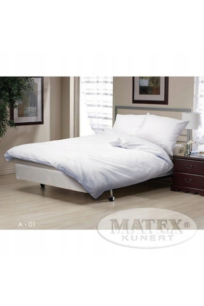 Matex Lenjerie de pat din Adamasakh 220x200 Dungi albe cu model de 2cm