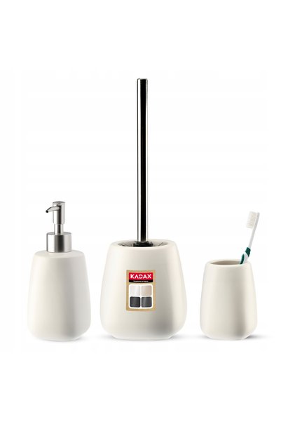 KADAX SET DE BAIE 3 ÎN 1, SET WC, ALB