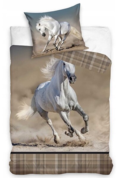 CARBOTEX Lenjerie de pat Bumbac 160x200 Alb calvinic Bumbac