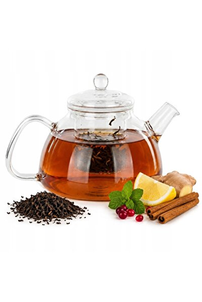 KADAX CEAINIC REZISTENT LA CĂLDURĂ CU INFUZOR PENTRU CEAI DE PLANTĂ, 1.1L, DI...