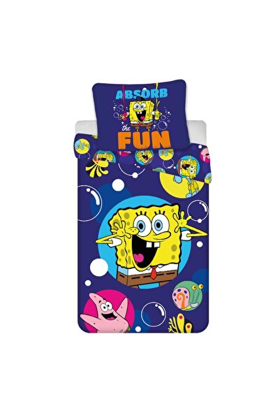 Aptex Set pătuț 100x135 Plapumă + Lenjerie de pat Sponge Bob Bebeluș