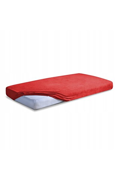 Matex Cearșaf de pat frotir cu elastic 150/160x190/200 PREMIUM Roșu