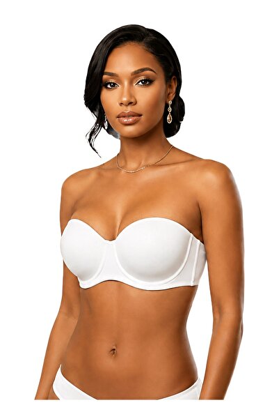 Le Jardin 7030 Women's Strapless Silicone B Cup Bra