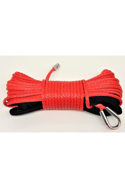 X-ATV LINA SINTETICĂ PENTRU WINCH ATV 15MB 5MM ROȘU