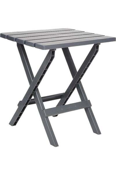 Generic Brand Cosmoplast Portable Camping Folding Table, Dark Grey