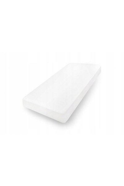 Matex Cearșaf de pat din jerseu cu Lycra 110/120x190/200x30 Alb