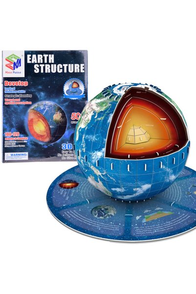 Jokomisiada Puzzle 3D Planetă Pământ 50 de piese
