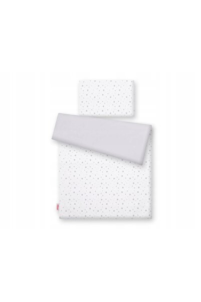 Bobono Set de lenjerie de pat pentru copii, reversibil, din bumbac, 2 piese -...