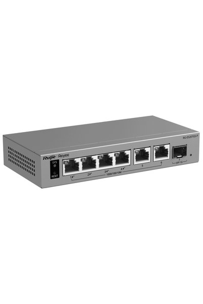 RUIJIE SWITCH POE RG-ES207GS-P 4 PORTURI + 2X UPLINK + 1X SFP REYEE