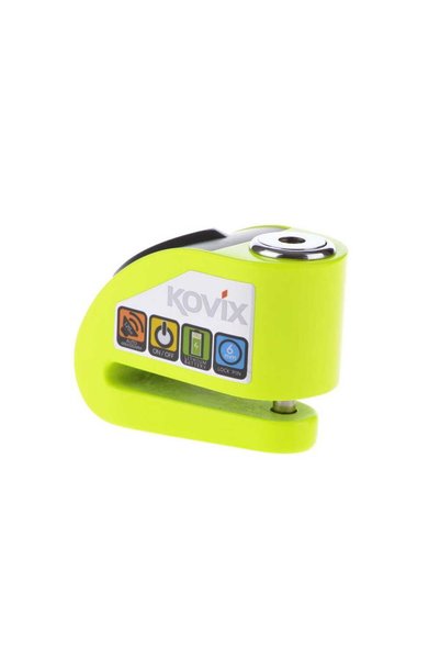 KOVIX KD6 BLOCATOR DE DISC PENTRU MOTOCICLETĂ verde fluo