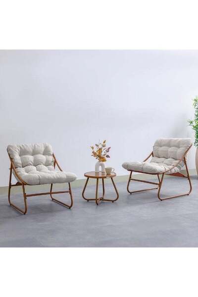 Generic Brand DANUBE HOME Zoya 1 + 2 Seater Balcony Set |Table And Chairs Set...