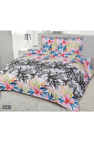 Matex Lenjerie de pat din flanelă 220x200 F61A cu model floral