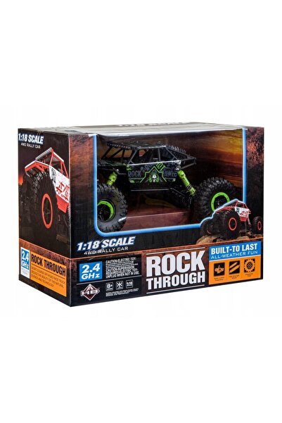 NO BRAND Mașină cu telecomandă RC Rock Crawler HB 2,4GHz 1:18 verde