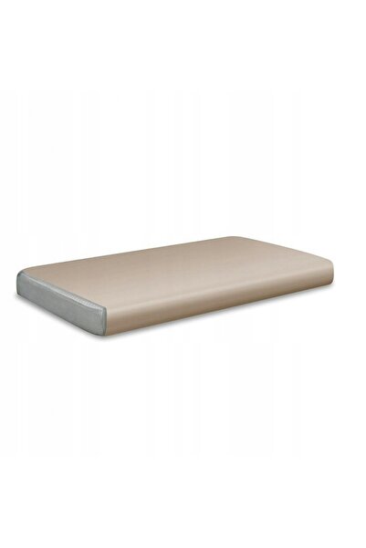 Matex Cearșaf de pat Satin 160x210 FĂRĂ elastic Colecția Gold Bej