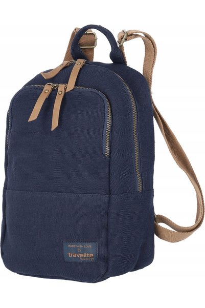 Travelite Rucsac urban Hempline bleumarin ușor