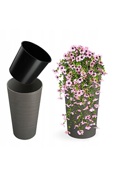 KADAX Husa pentru ghiveci ecologică gri 30cm