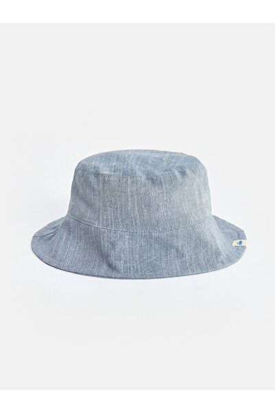 LC Waikiki Lcw Accessories Indigo Plain Baby Boy Bucket Hat with Nevavm Diffe...
