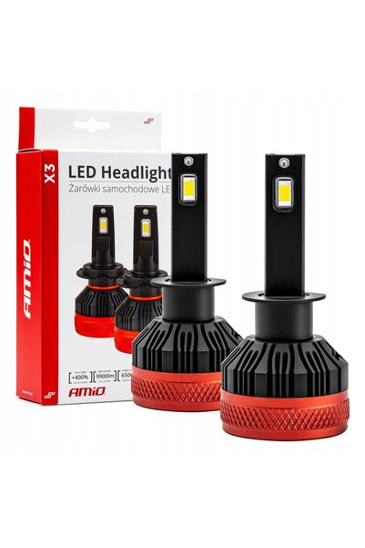 AMIO Lumini auto LED CANBUS omologare H1