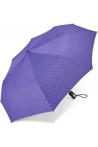 HAPPY RAİN Parasolka Mini Kropki Granatowy AC Polka Dots