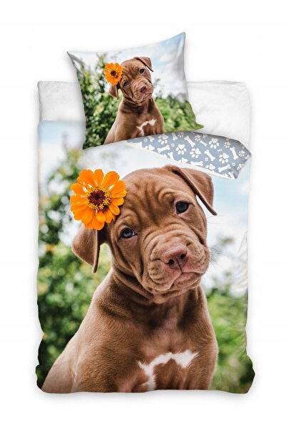 CARBOTEX Lenjerie de pat din bumbac 160x200 Câine Labrador