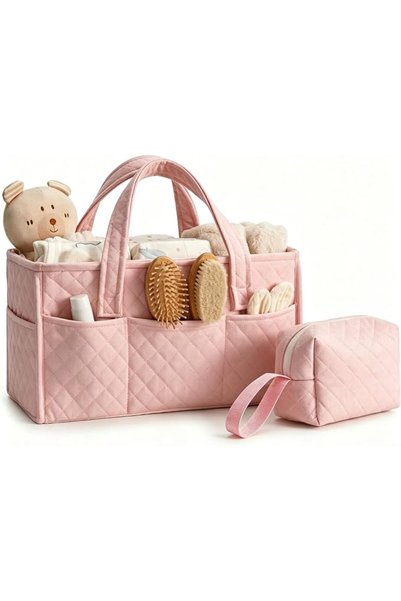 Generic Baby Diaper Caddy Organizer, Baby Basket Shower Gift, Portable Changi...