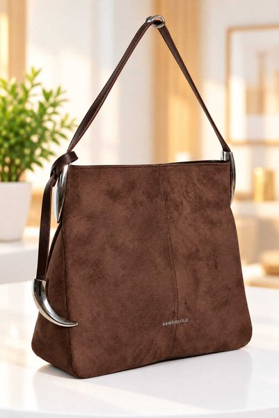 Vona Bags Suede Women's Shoulder Bag 1090