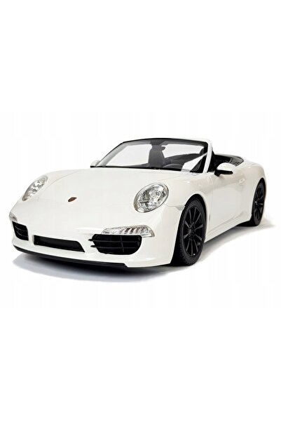 LeanToys Mașină Porsche 911 Carrera S telecomandată RC Rastar, albă, la scara...