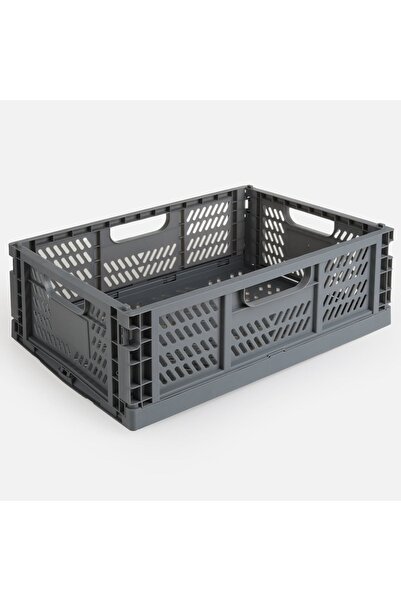 DD SHOP Ladita Pliabila din Plastic Gri 15L - Ladite Pliabile, Organizare-Cur...