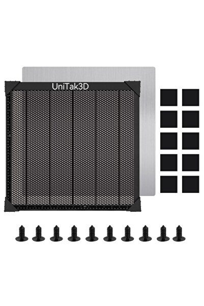 OEM UniTak3D honeycomb laser engraving table, 440x440mm, aluminum plate, for ...