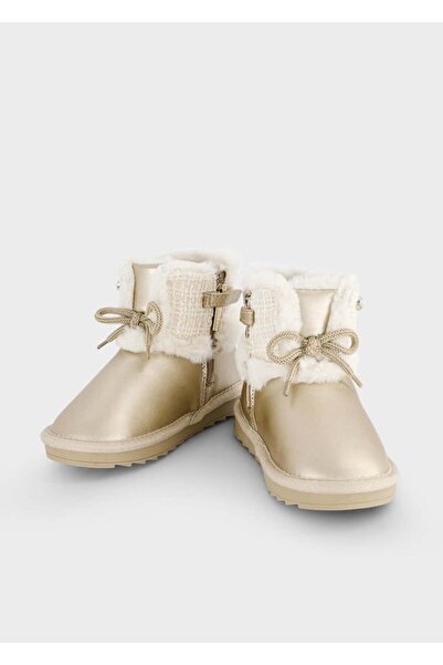 MAYORAL Girl's Winter Gold Color Boots