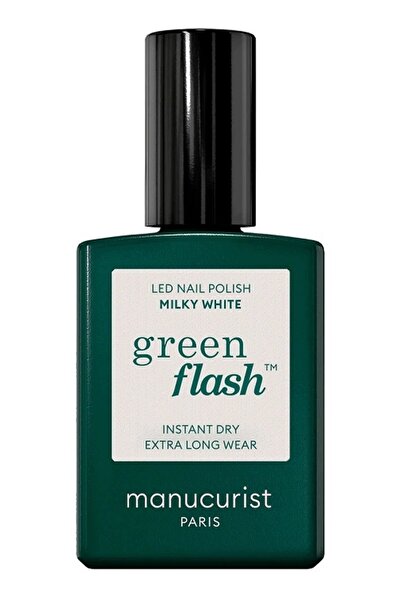Kia Lac de unghii LED Manucurist Green Flash Alb Lăptos 15 ml