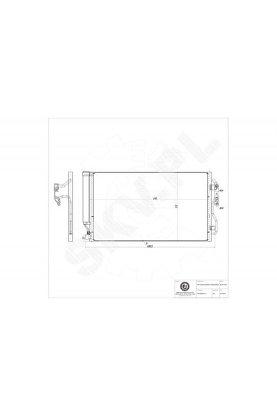 ESEN SKV Radiator climatizare BMW i3 cu uscător 64506804721