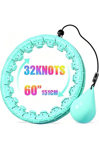 NIUB Weighted Hula Infinity Fitness Hoop for Adult Weight Loss, 2 in 1 Smart ...