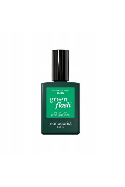 MANUCURIST Ojă cu LED cu sclipiri verzi Brazilia 15ml