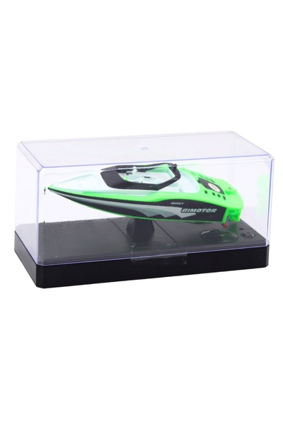 LeanToys BARCĂ CU TELECOMANDĂ MOTORÓWKARC ALB/VERDE