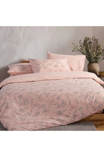 Nef Nef Homeware Nef-Nef Homeware Carena Ροζ 100% Βαμβακερό Σετ Διπλής Παπλωμ...