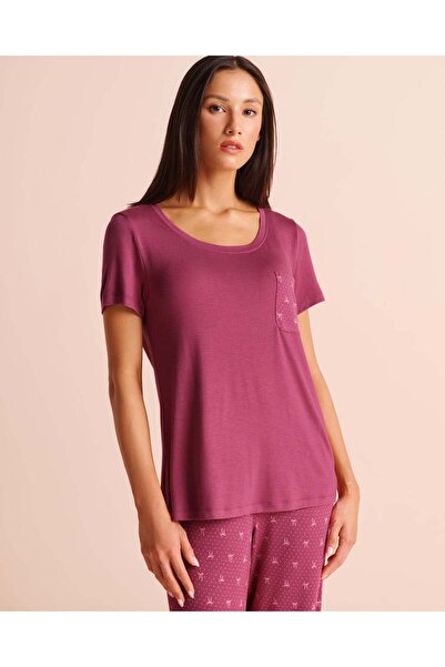 La Vie en Rose Polka Dot & Bow Print Soft Jersey Short Sleeve T-shirt